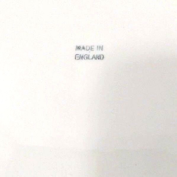 Royal Rockwood Christmas Plate Limited Edition 1972 England Cobalt Blue & White