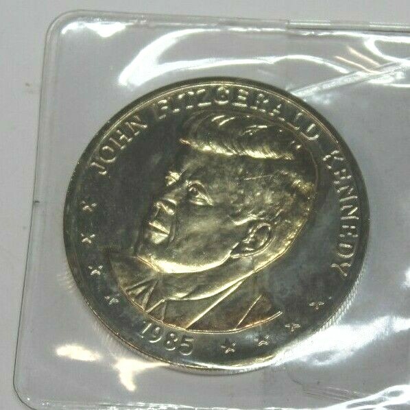 John F. Kennedy 1985 25th Anniversary 1960-1985 2 Tone Double