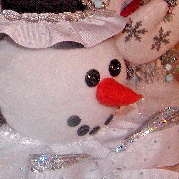 Handmade Christmas Picket Fence  Wreath Decor