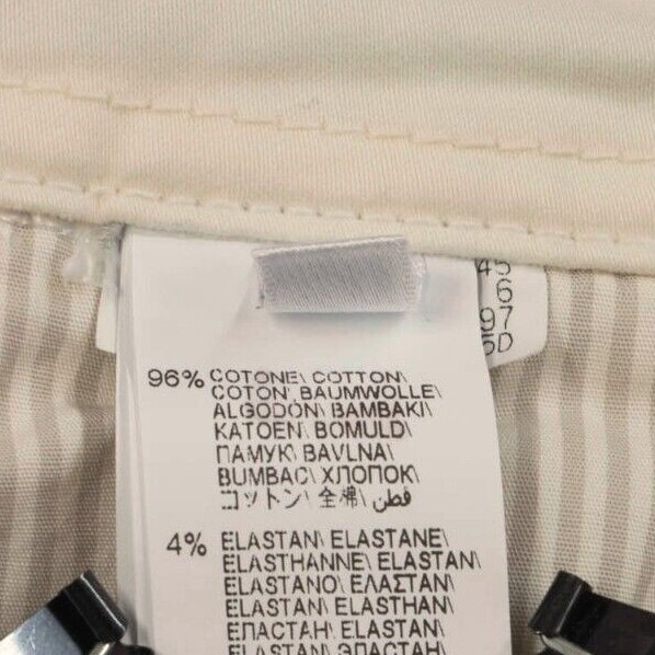 Pre-owned Brunello Cucinelli $1295  Men's "smooth Fit" Drawstring Cargo Pants A242 In White