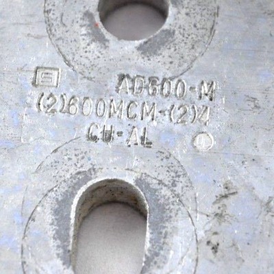 CFC AD600-M (2) 600 MCM (2) #4 CUAL Terminal Lug Wide base USA