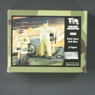 Verlinden 1/35th Scale British Tankers North Africa Figure Set No. 2025