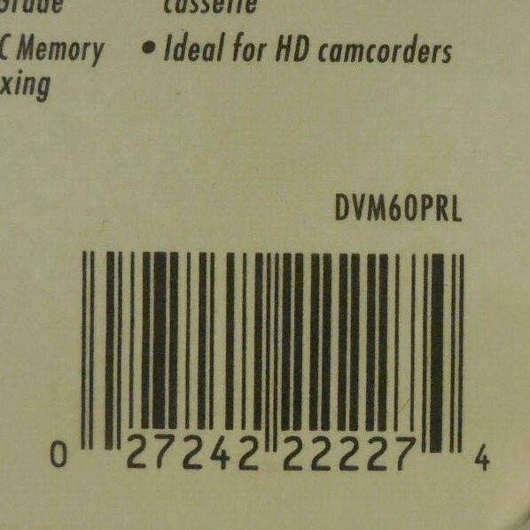 2 Packages of 3 Sony Mini DVC Tapes Digital Video Cassette Premium 60 90 Sealed