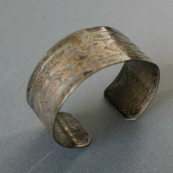 Vintage Native American Sterling Cuff Bracelet