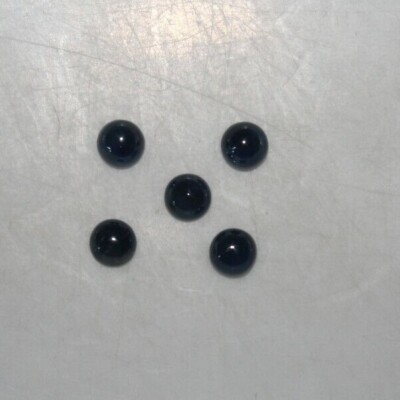 Blue Sapphire (Burma Mine) 3mm, 4mm, 4.5mm, 5mm, 6mm Round Cabochon Loose Gem(s)