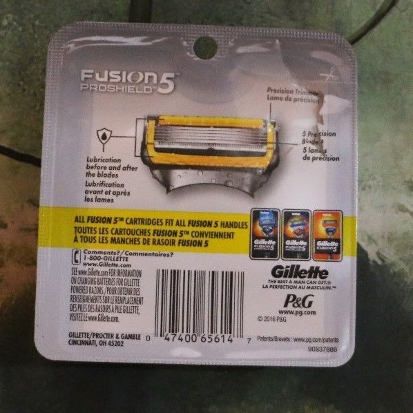 Gillette Fusion ProShield 5 Razor Blade - 4 Cartridges