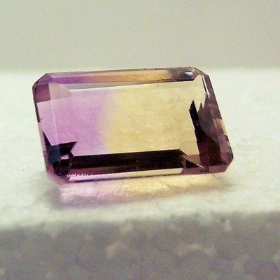 beautiful stunning  natural Ametrine  emerald cut 16 x 11 total carat 10.70