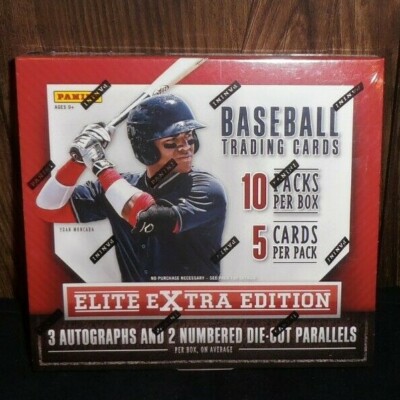 Sealed 2015 Elite Extra Edition 5 cards / 10 packs 3 Auto's / BOX Baseball TATIS