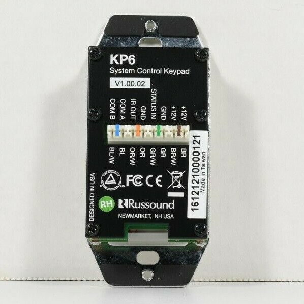 Russound KP6 System Control Keypad CAA66 / CAS44 - White