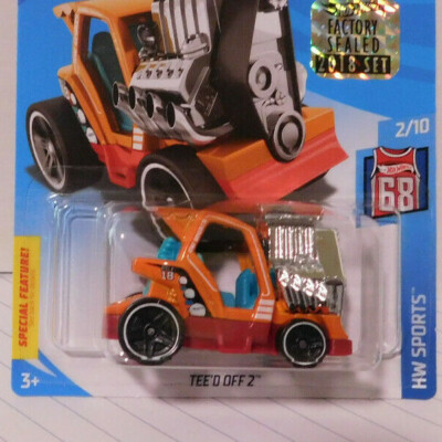 HW756 HOT WHEELS 2018 TEE'D OFF 2 HW SPORTS  FSS