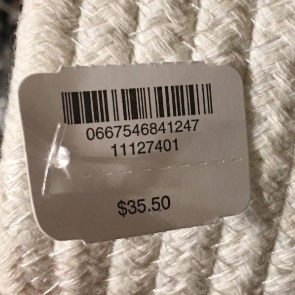 Bath and Body Works White Basket