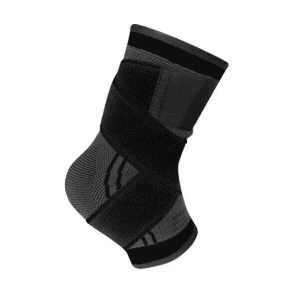 1 Pair Of Ankle Brace Support Compression Sleeve Fasciitis Pain Relief Foot Wrap