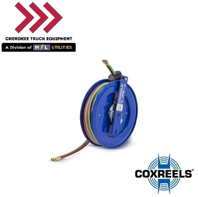 Sl19w-175, Side Mount Dual Hose Spring Rewind Welding Reel W/