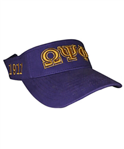 Omega Psi Phi Fraternity Visor Hat Cap-New!
