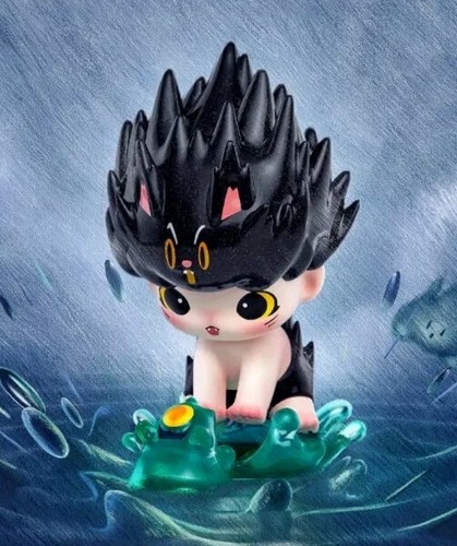 POPMART フィギュア DIMOO By Your Sid まとめ売り Pop Mart x Dimoo By Your Side Series STARTLED Glossy Black