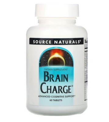Source Naturals - Brain Charge - 60 Tablets by Source Naturals