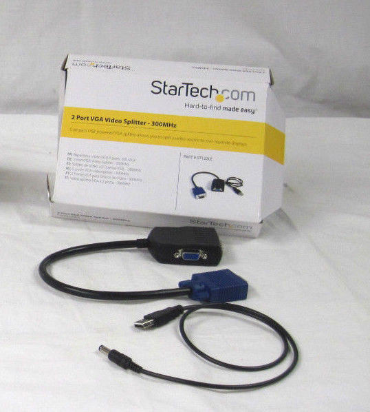 3 StarTech Products: Parallel Serial Combo Card, Monitor Adapter, Video Splitter