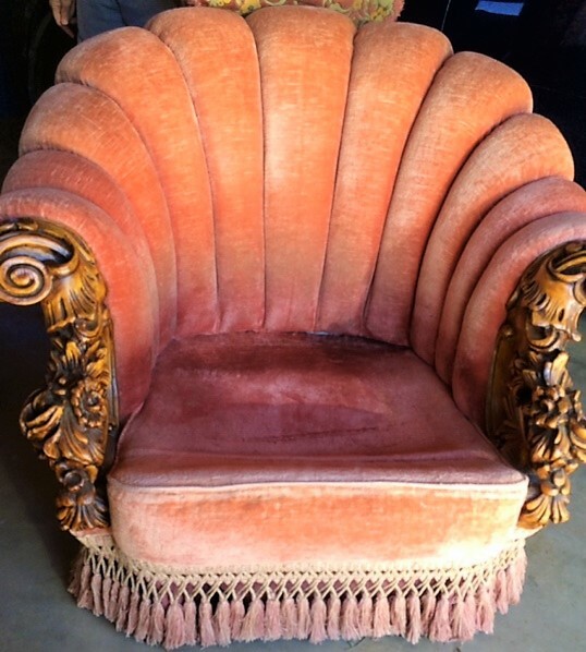 Matching Pair (2) of Antique Clamshell Victorian Era Parlor /  Pub chairs