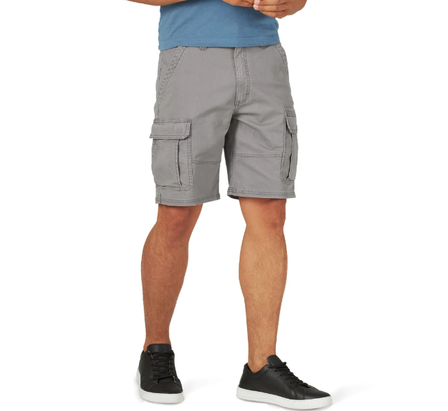 Mens Wrangler Cargo Shorts w Stretch Relaxed Fit Tech Pocket CHOOSE COLOR & SIZE