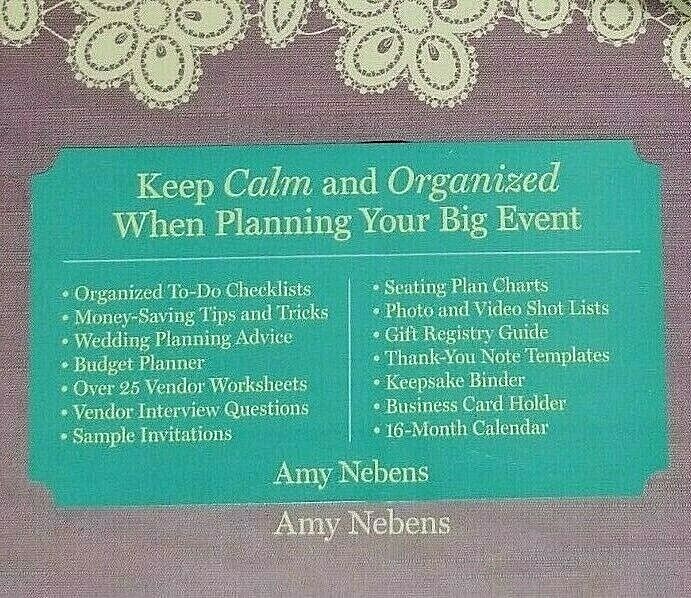 The Bride's Essential Wedding Planner: Deluxe Edition by Amy Nebens