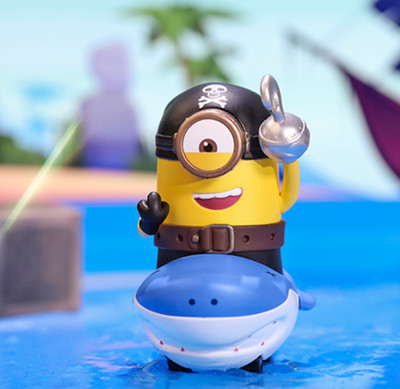 POP MART Minion Mount Series Shark Stuart Cute Mini Figure New Secret Gift 