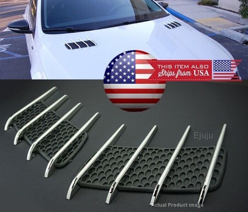 Factory OE Look Hood Engine Vent Grill Louver Scoop Cover  For Mazda Subaru
