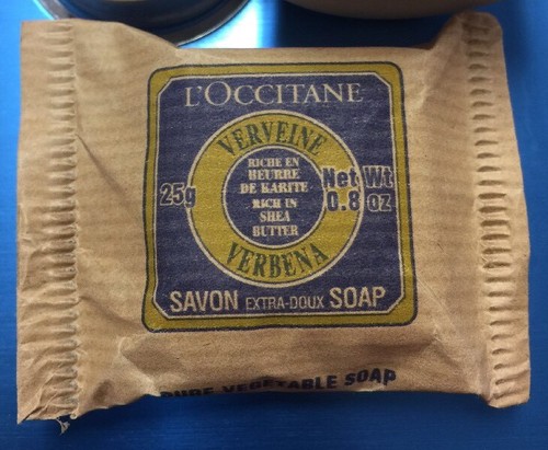 Travel Size Set Of L’Occitane Shea Butter Products, Verbena Soap, Butter & Cream