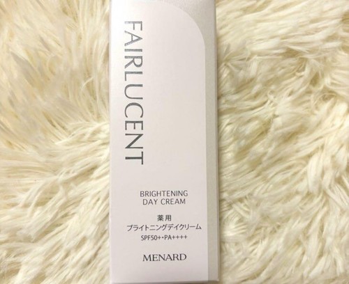 SAVE10% MENARD FAIRLUCENT day cream white 40g SPF50+ PA++++
