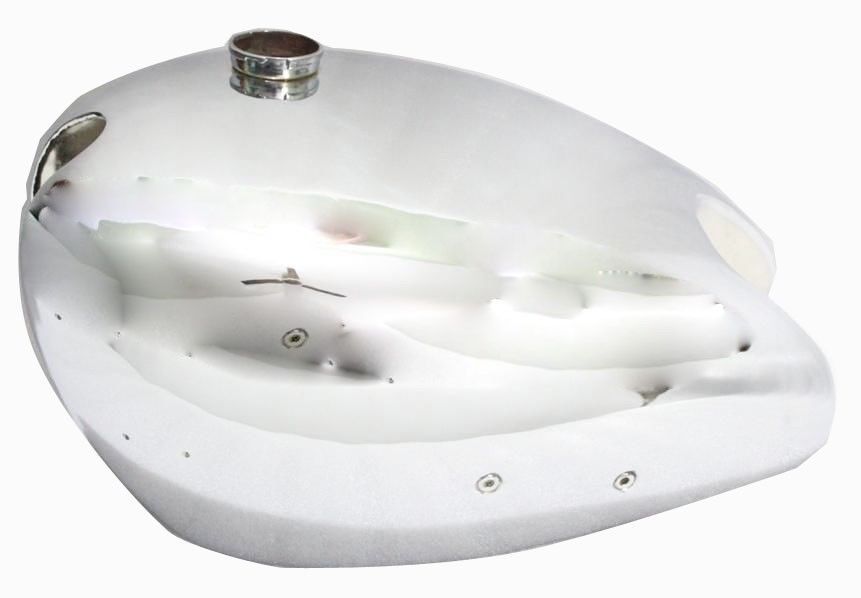 Matchless Ajs Amc Twin Cylinder Models G9 G12 Petrol Fuel Tank Steel Chrome 
