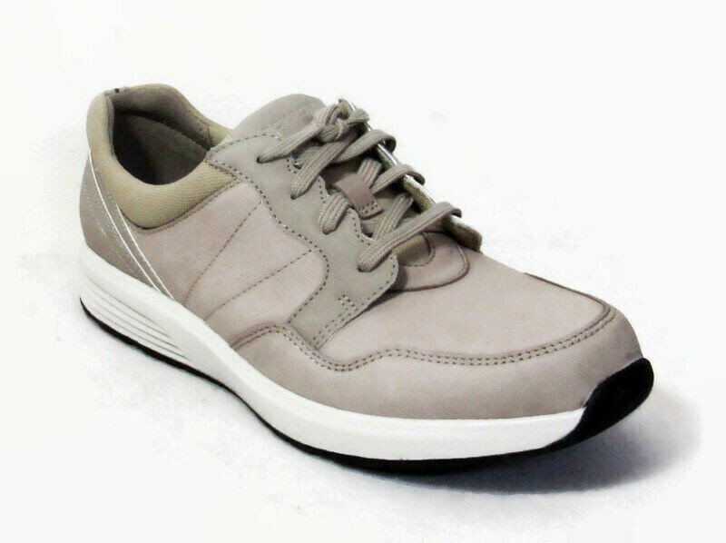 

ROCKPORT TS W TIE ЖЕНСКИЕ КОЖАНЫЕ КОМФОРТНЫЕ КРОССОВКИ ДЛЯ ПРОГУЛОК СЕРО-СЕРО-СЕРО, CG8956, Taupe, ROCKPORT TS W TIE Walking Shoes