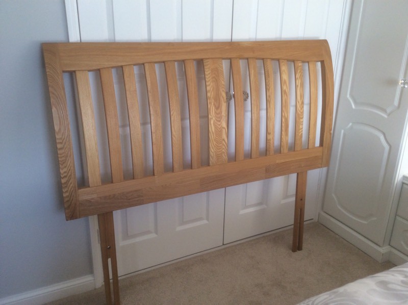 Double Solid Oak Headboard in Tilehurst, Berkshire Gumtree