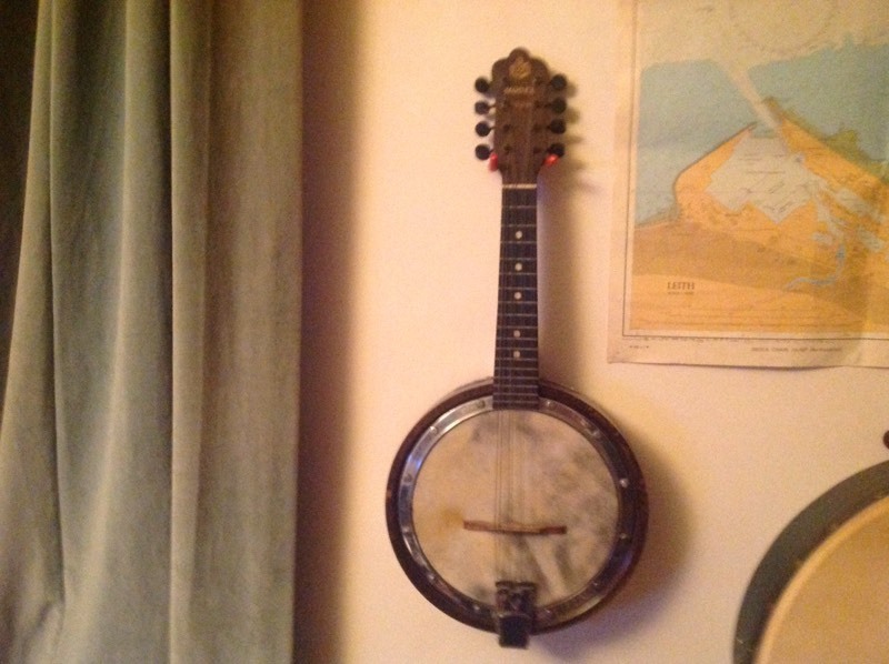 Antique/vintage 100 years old mandolin banjo Broughton &sons in