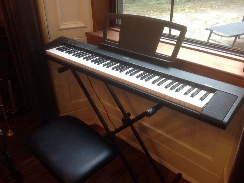 Yamaha np30 portable grand keyboard with 6 octaves and weighted keys