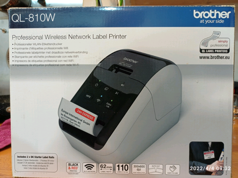 Brother QL810W Wireless Label Printer in Kelvinbridge, Glasgow Gumtree