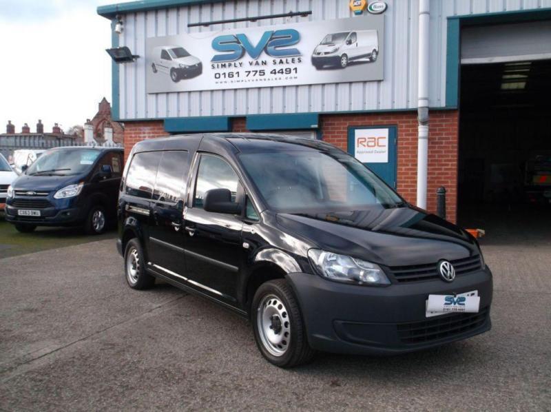 2012 VW CADDY MAXI 2.0 TDI 140BHP 6 SPEED IN GLOSS BLACK SPORTLINE