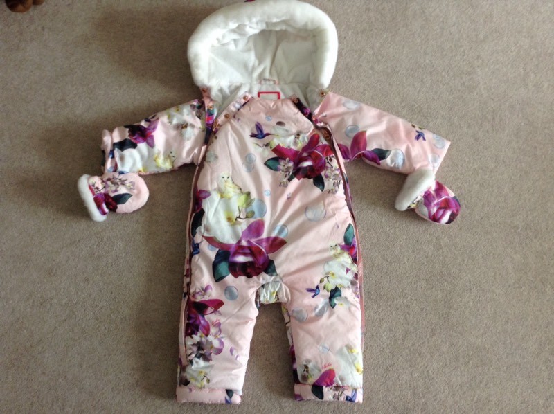 Ted Baker Baby girls snowsuit age 912 months in Sacriston, County