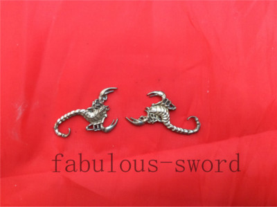 Handmade Two-tone Scorpion menuki For Japanese KATANA  WAKIZASHI TANTO