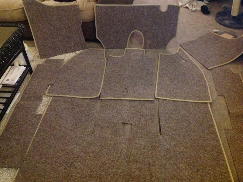 Volkswagen Beetle Carpet Set Carpet Vidalondon