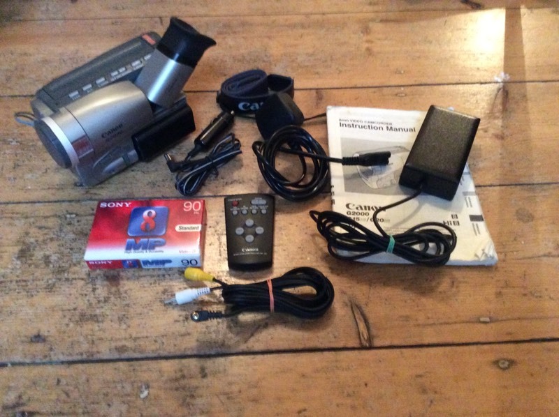 CANON G2000 8mm analogue video camera G2000E in Brighton, East Sussex