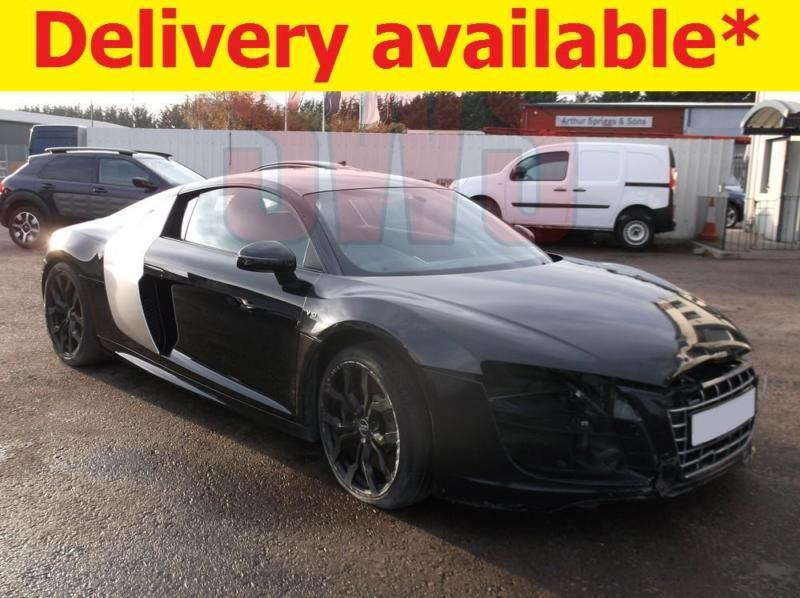 2009 Audi R8 Quattro V10 5.2 DAMAGED REPAIRABLE SALVAGE in Tewkesbury