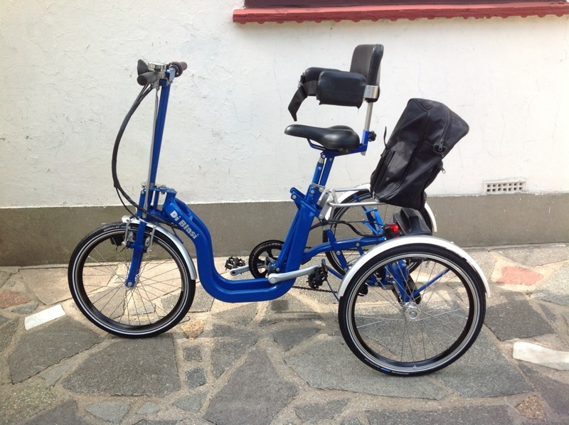 di blasi folding tricycle