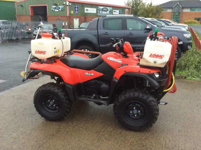 2013 SUZUKI KING QUAD (500XP)) 500 POWER STEERING ( LOGIC SPRAYER FRONT