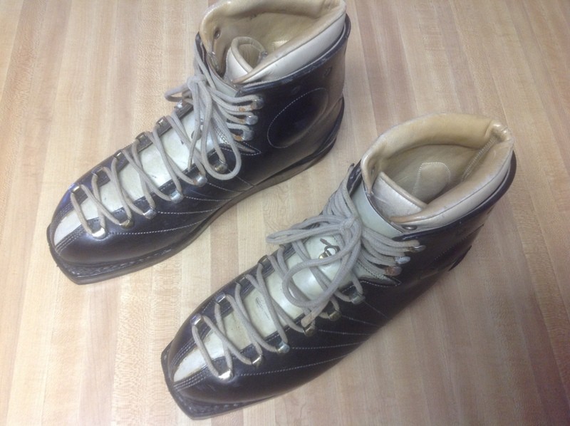 Koflach Leather Ski Boots Vintage 1960s 
