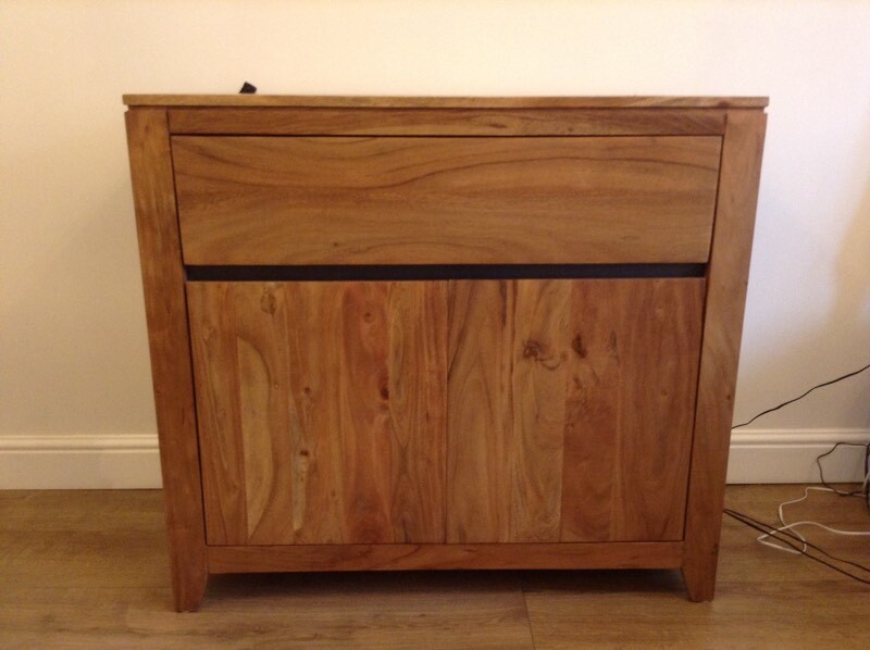 NEXT Amsterdam Sideboard in solid acacia wood pristine condition in