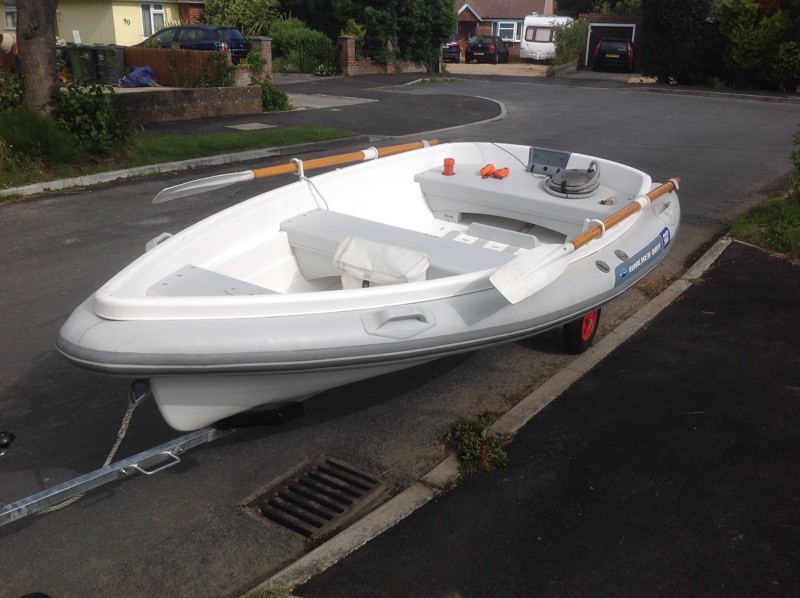 Walker Bay 10 Dinghy/Tender +310R Rid + Trailer + Oars + Cover + pump in Emsworth, Hampshire