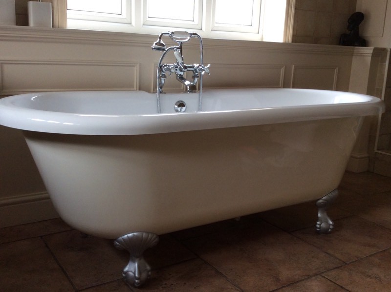 Roll Top Bath with Chrome Taps in Drayton, Norfolk Gumtree