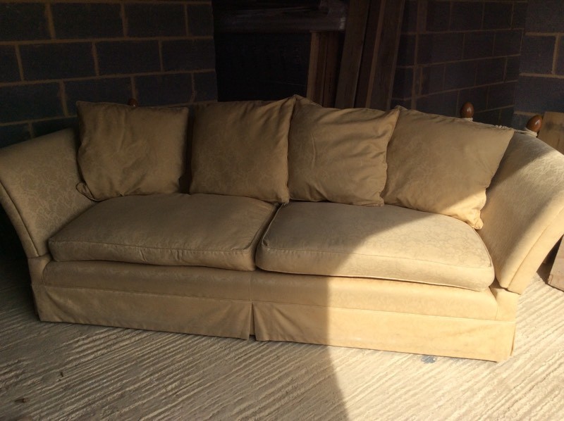 Laura Ashley Gold Knole Sofa in Chinnor, Oxfordshire Gumtree