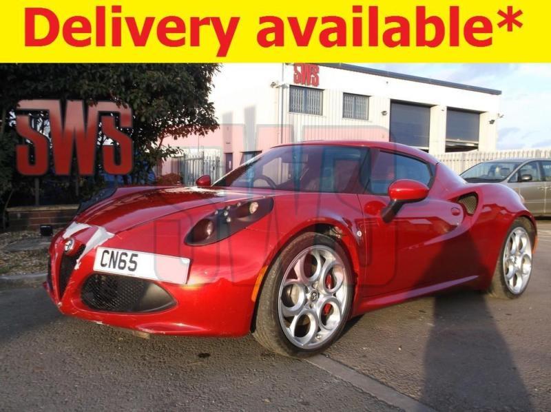 2015 Alfa Romeo 4C TBi SA 1.7 DAMAGED REPAIRABLE SALVAGE in