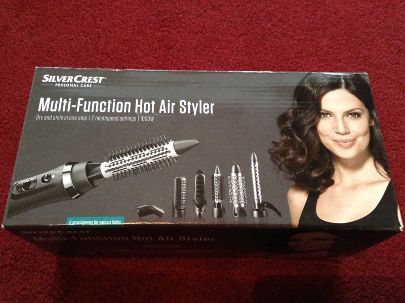 Silvercrest MultiFunction Hot Air Styler 6 attachments 1000 watt BRAND