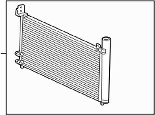 88460-47170 Toyota Condenser assy, w/receiver 8846047170, New 